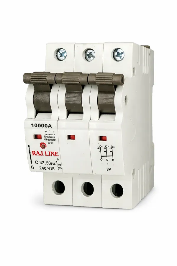 RAJ_LINE_63A_Triple_Pole_MCB_(Miniature_Circuit_Breaker)