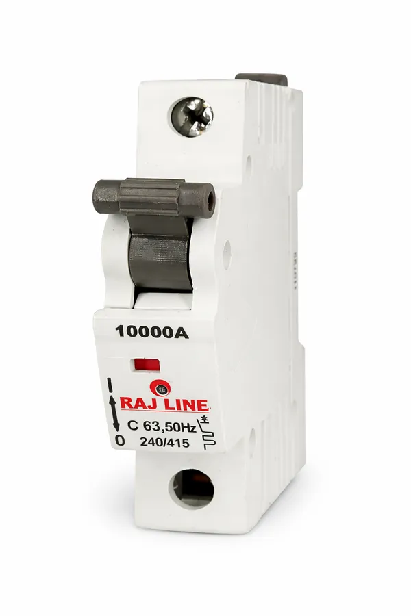 RAJ_LINE_63A_Single_Pole_MCB_(Miniature_Circuit_Breaker)