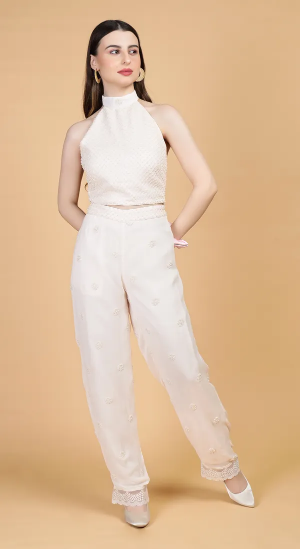 Nude_Peach_Woven_Premium_Embellished_Western_Wear_Co-Ord_Set