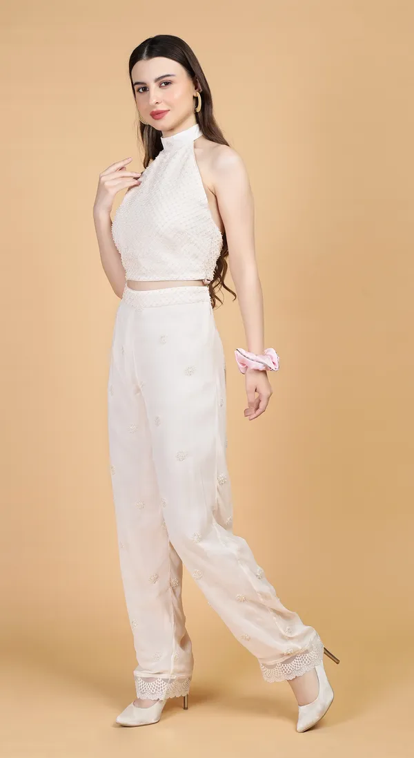 Nude_Peach_Woven_Premium_Embellished_Western_Wear_Co-Ord_Set
