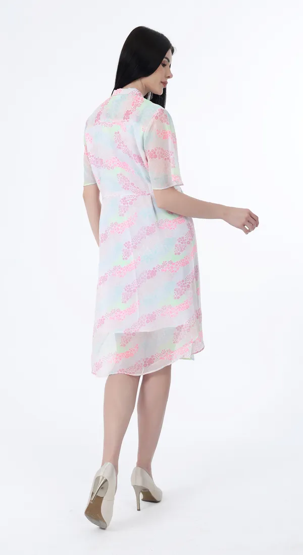 Multi_Woven_Premium_Polyester_Georgette_Neon_Printed_A_line_dress_and_Complimentary_Scrunchie