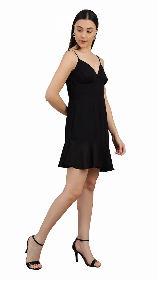 Black_Polyester_Lining_Cotton_Western_Wear_Dress_For_Women