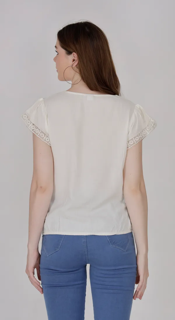 Cream_Woven_Viscose_Rayon_Western_Wear_Top_For_Women