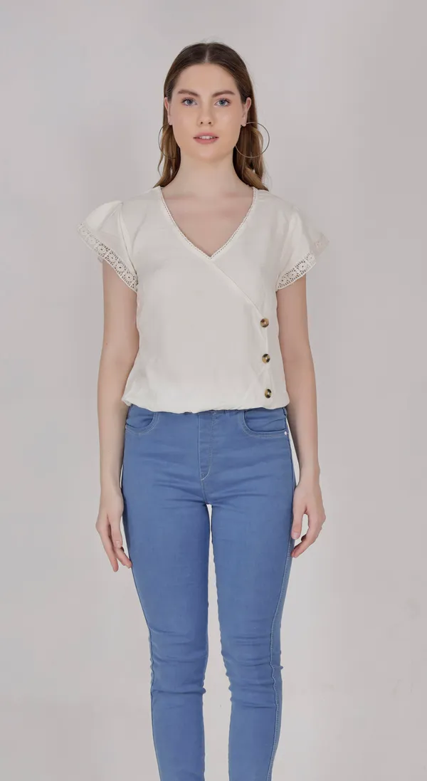 Cream_Woven_Viscose_Rayon_Western_Wear_Top_For_Women