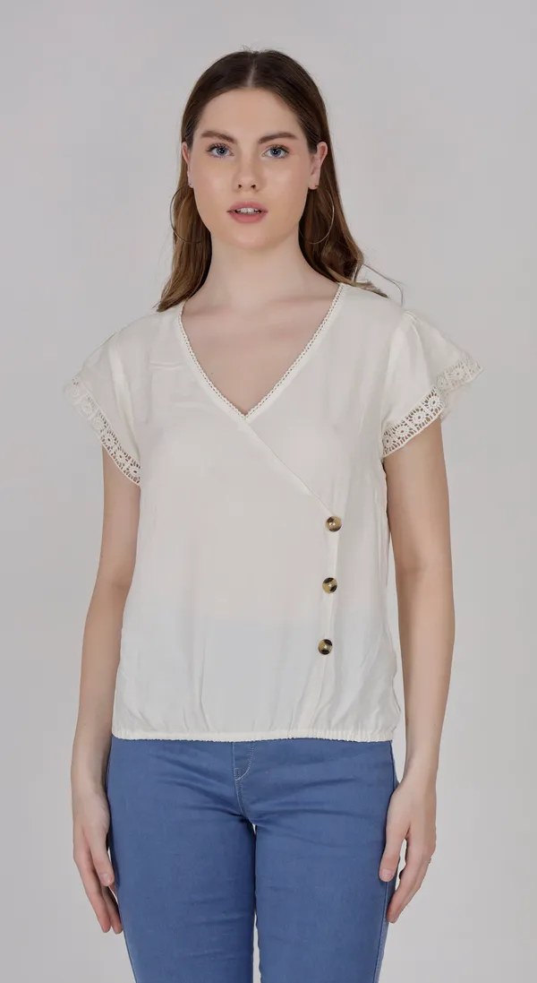 Cream_Woven_Viscose_Rayon_Western_Wear_Top_For_Women