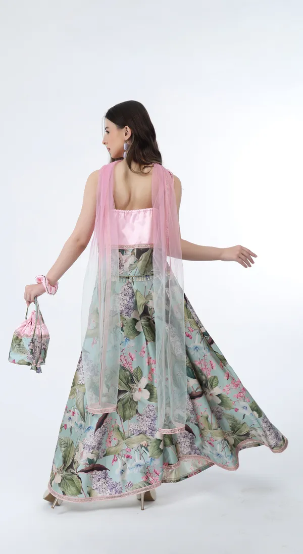 Multi_Woven_Premium_Floral_Printed_Blended_Silk_Western_Wear_Co-Ord_Set