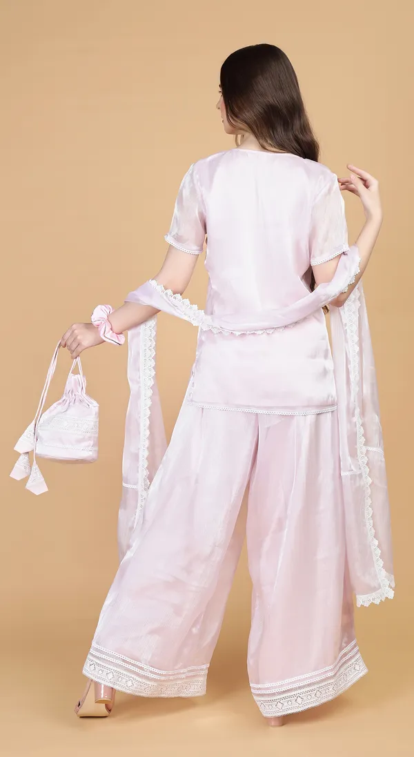 Levender_Woven_Premium_Solid_Blended_Silk_Organza_Western_Wear_Co-Ord_Set