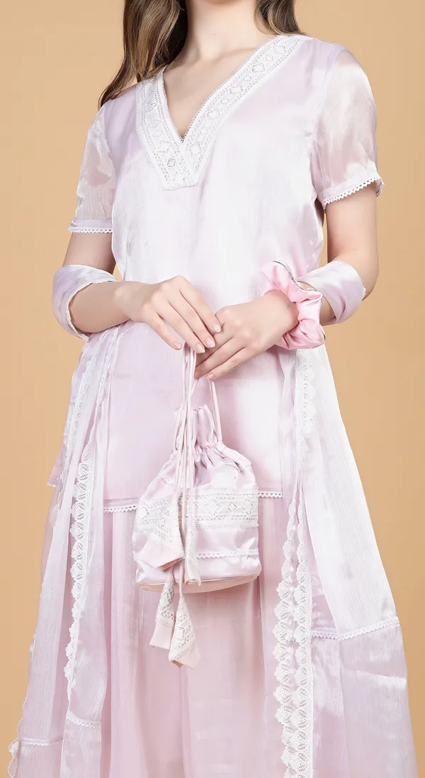 Levender_Woven_Premium_Solid_Blended_Silk_Organza_Western_Wear_Co-Ord_Set