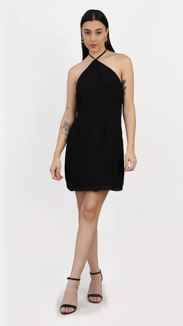Black_Polyester_Lining_Cotton_Western_Wear_Dress_For_Women