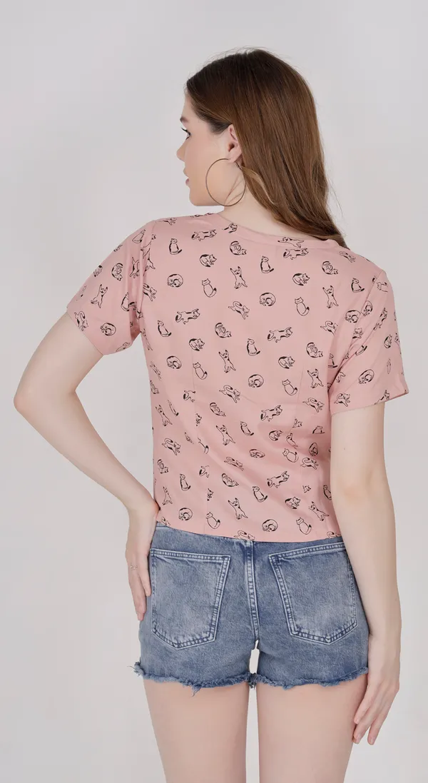 Dusty_Pink_Woven_Viscose_Rayon_Western_Wear_Top_For_Women