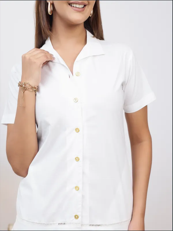 White_Cotton_Western_Wear_Dress_For_Women