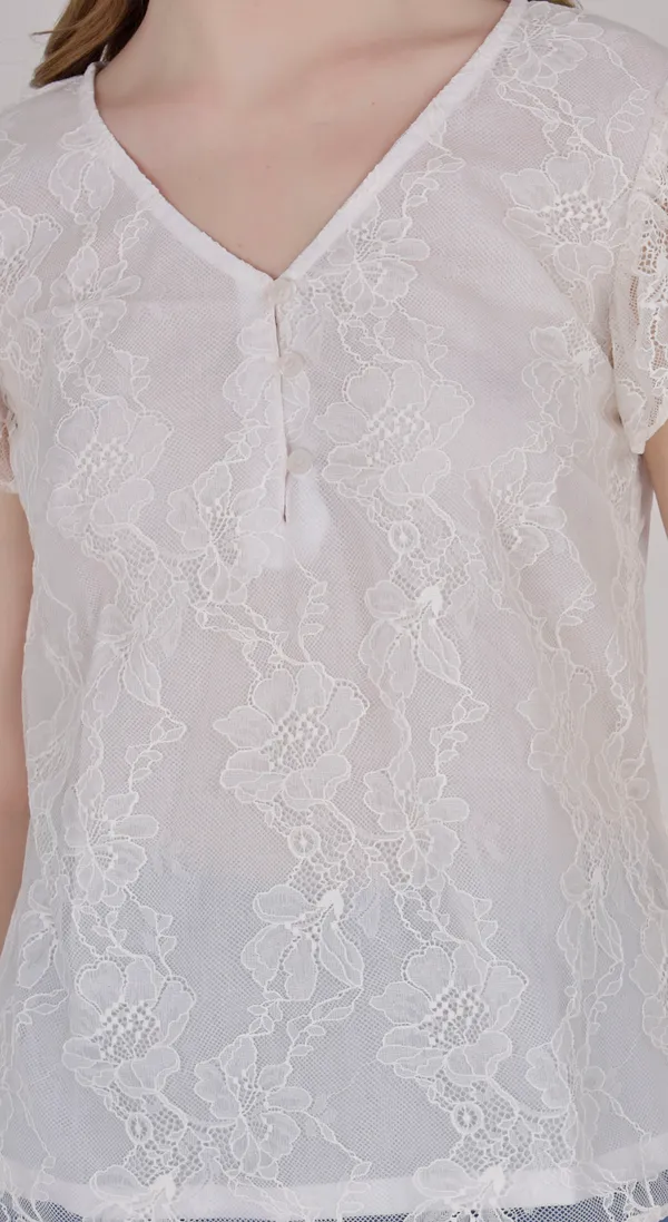 White_Cotton_Western_Wear_Top_For_Women