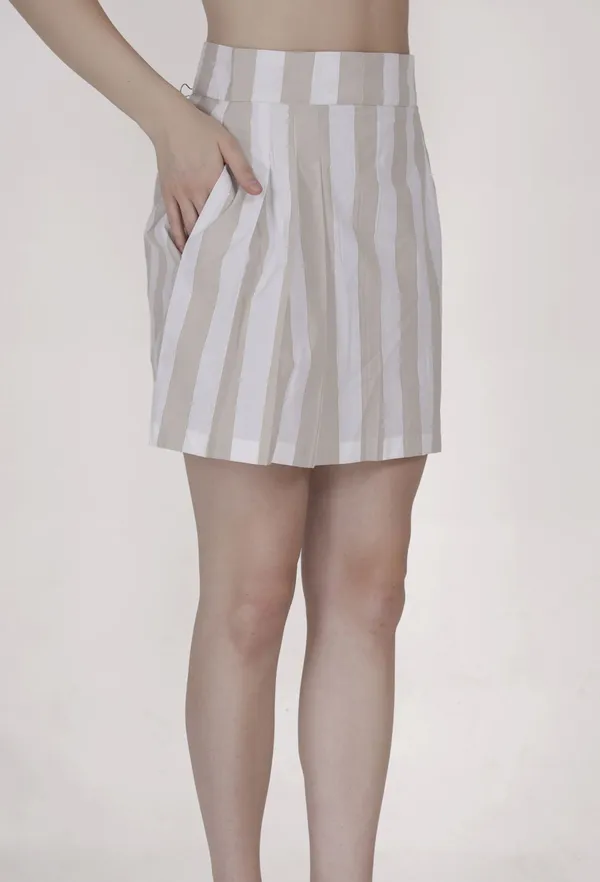 White_&_Grey_Cotton_Western_Wear_Top_&_Skirt_Co-ord_Set_For_Women