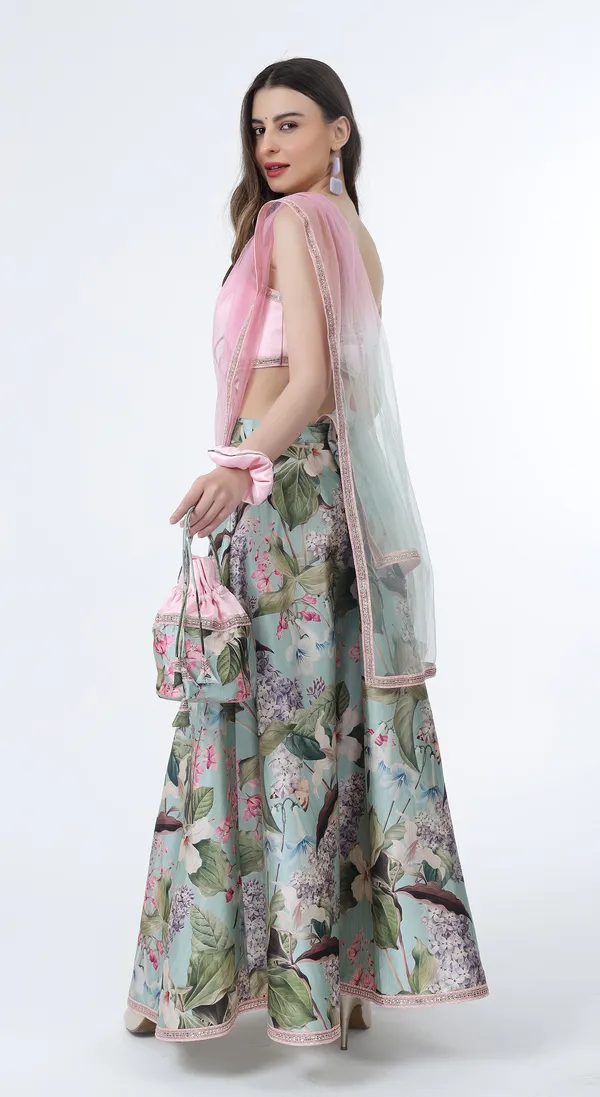 Multi_Woven_Premium_Floral_Printed_Blended_Silk_Western_Wear_Co-Ord_Set