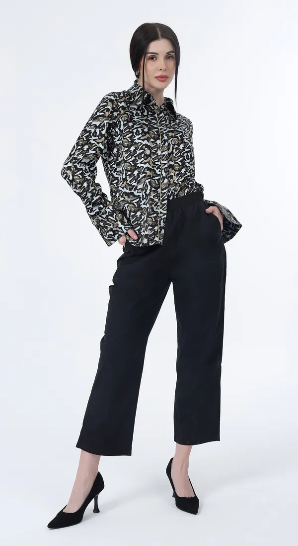 Multi_Woven_Premium_Polyester_Smooth_Silky_Satin_Shirt_with_Complimentary_Scrunchie