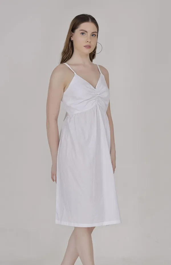 White_Cotton_Western_Wear_Dress_For_Women