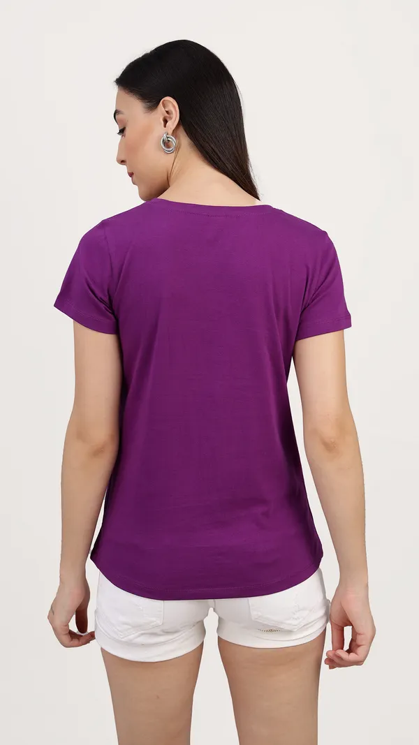 Purple_Cotton_Western_Wear_T-Shirt_For_Women