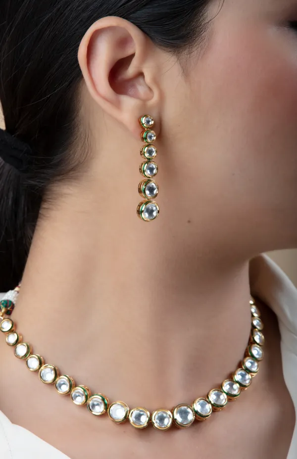 Silver_Metal_Elegant_&_Premium_Earring_&_Necklace_Set_For_Women_&_Girls