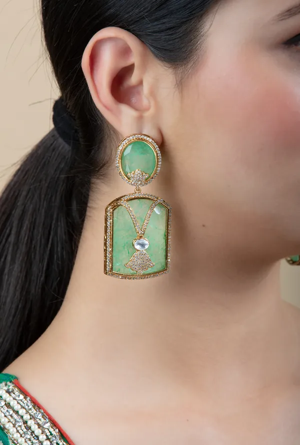 Green_Metal_Elegant_&_Premium_Earring_For_Women_&_Girls