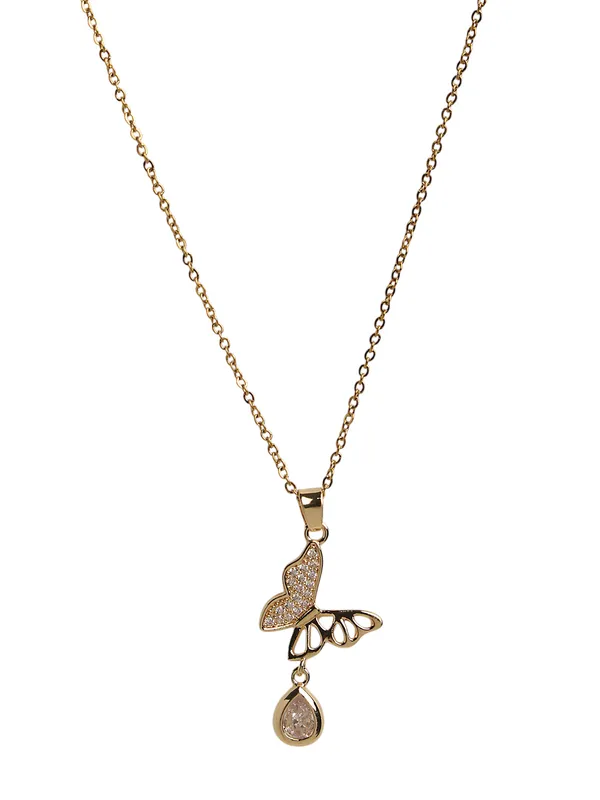 Cute_Butterfly_Pendant_with_chain_For_Women_&_Girls