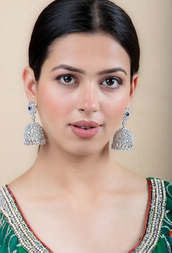 Blue_&_Silver_Metal_Elegant_&_Premium_Earring_For_Women_&_Girls