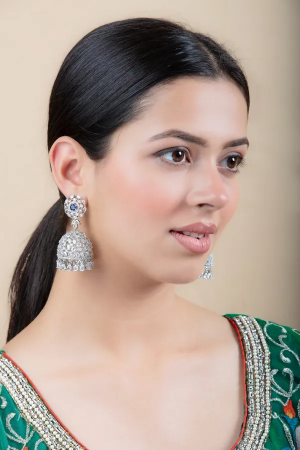 Blue_&_Silver_Metal_Elegant_&_Premium_Earring_For_Women_&_Girls