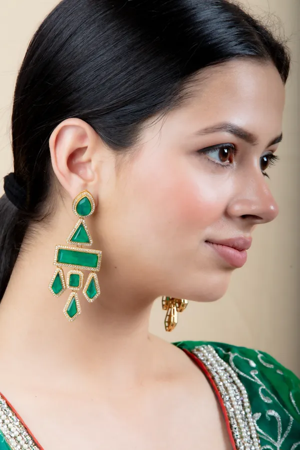 Green_Metal_Elegant_&_Premium_Earring_For_Women_&_Girls