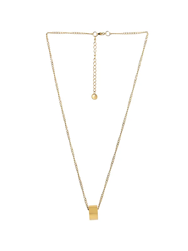 Gold_Plated_Pendant_with_double_chain_For_Women_&_Girls