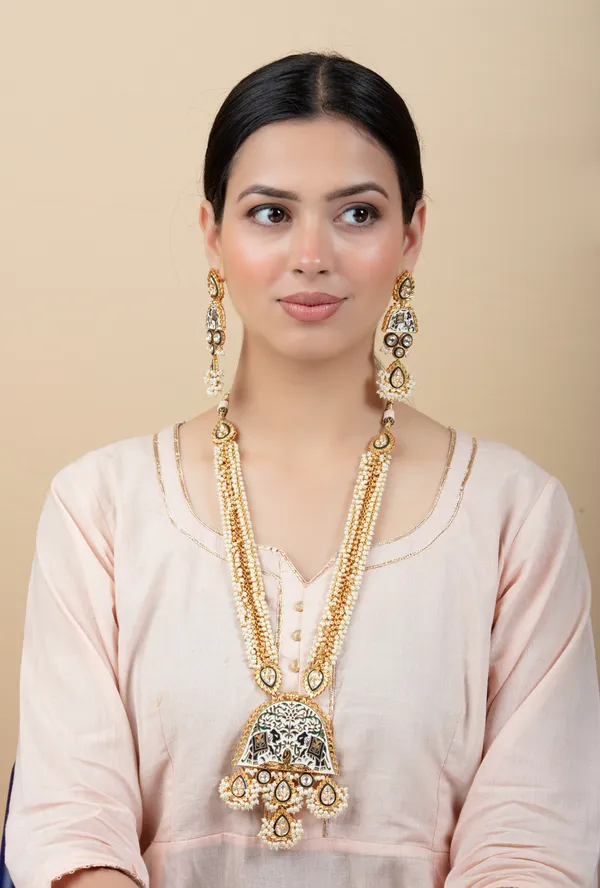 Multicolor_Metal_Elegant_&_Premium_Earring_&_Necklace_Set_For_Women_&_Girls