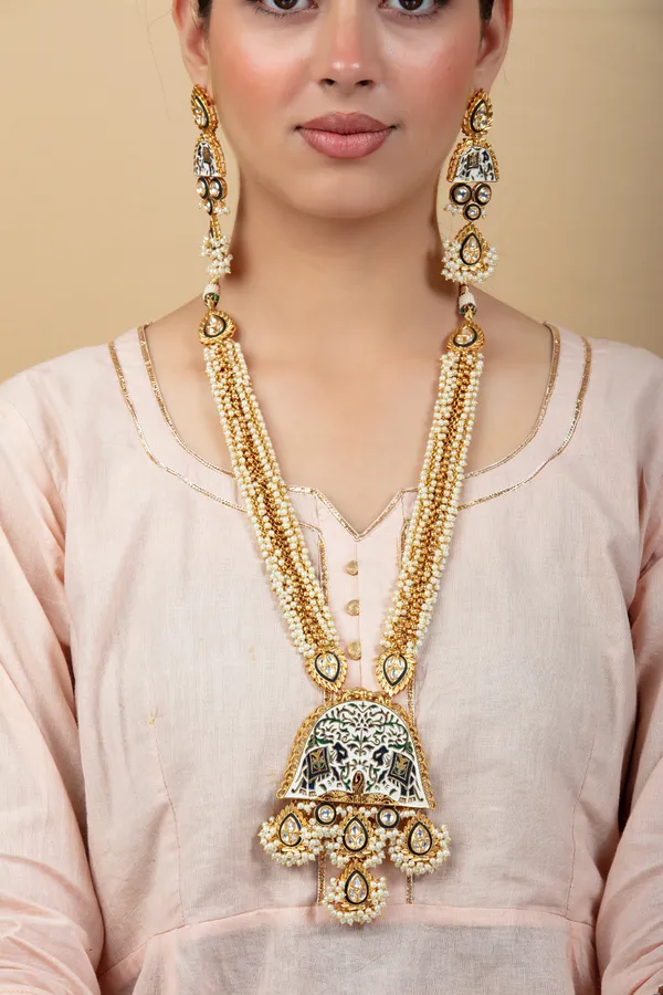 Multicolor_Metal_Elegant_&_Premium_Earring_&_Necklace_Set_For_Women_&_Girls