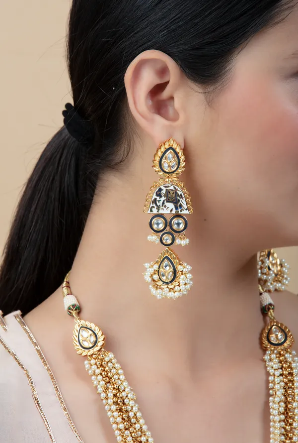 Multicolor_Metal_Elegant_&_Premium_Earring_&_Necklace_Set_For_Women_&_Girls
