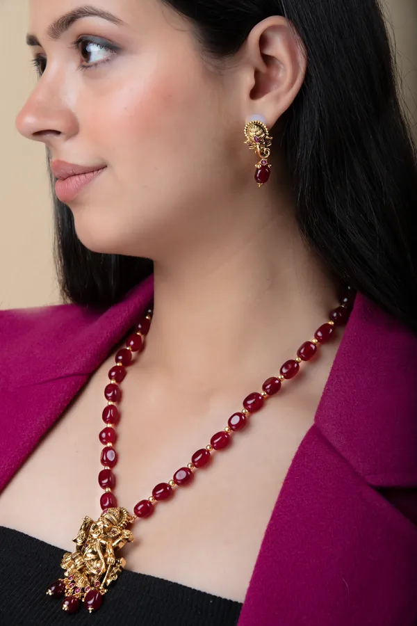 Maroon_&_Golden_Metal_Elegant_&_Premium_Earring_&_Necklace_Set_For_Women_&_Girls