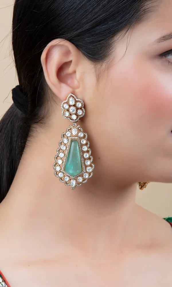 Green_Metal_Elegant_&_Premium_Earring_For_Women_&_Girls