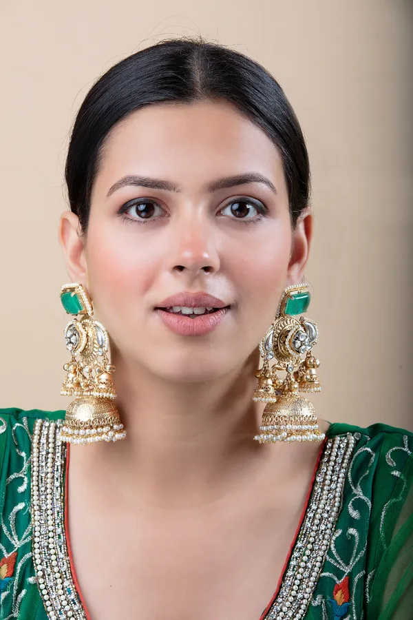 Green,_Red_,_White_&_Golden_Metal_Elegant_&_Premium_Earring_For_Women_&_Girls