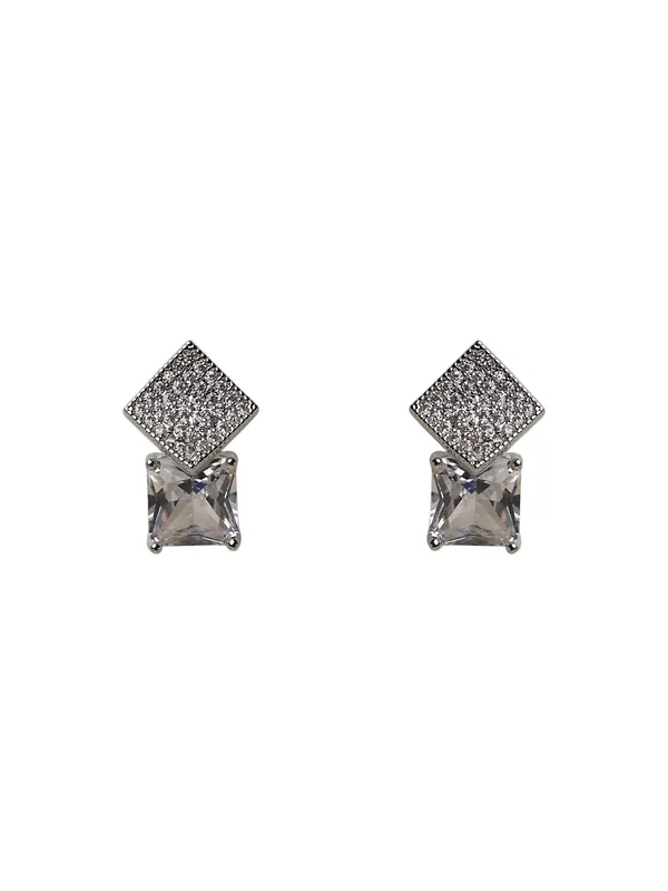 White_Gold_Plated_Beautiful_tops_Elegant_stud_earrings_For_Women_&_Girls