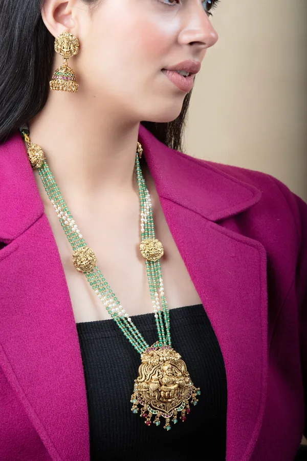 Multicolor_Metal_Elegant_&_Premium_Earring_&_Necklace_Set_For_Women_&_Girls