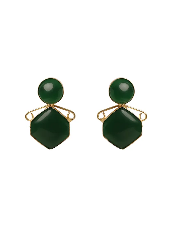 Beautiful_Red_stone_Earrings_Gold_Plated_For_Women_&_Girls