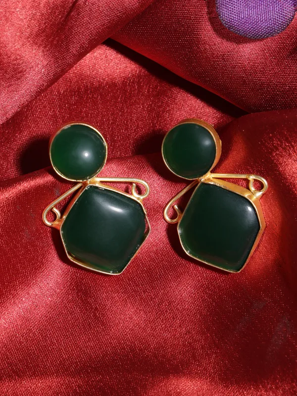 Beautiful_Red_stone_Earrings_Gold_Plated_For_Women_&_Girls