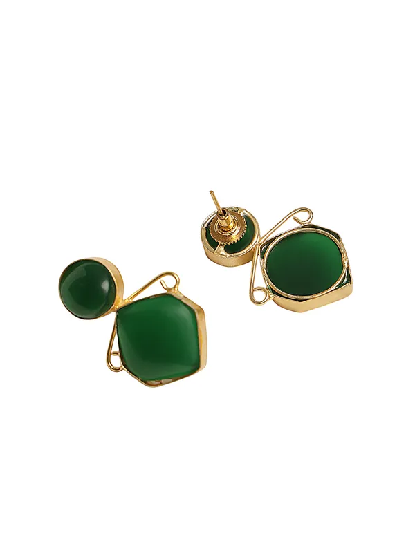 Beautiful_Red_stone_Earrings_Gold_Plated_For_Women_&_Girls