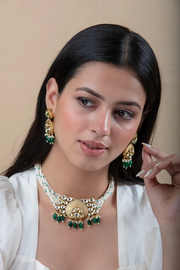 Green_&_White_Metal_Elegant_&_Premium_Earring_&_Necklace_Set_For_Women_&_Girls