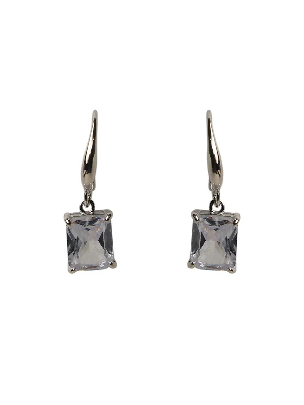 White_Gold_Plated_Anti_Tarnish_blue_stone_Danglers_Drop_earrings_with_For_Women_&_Girls