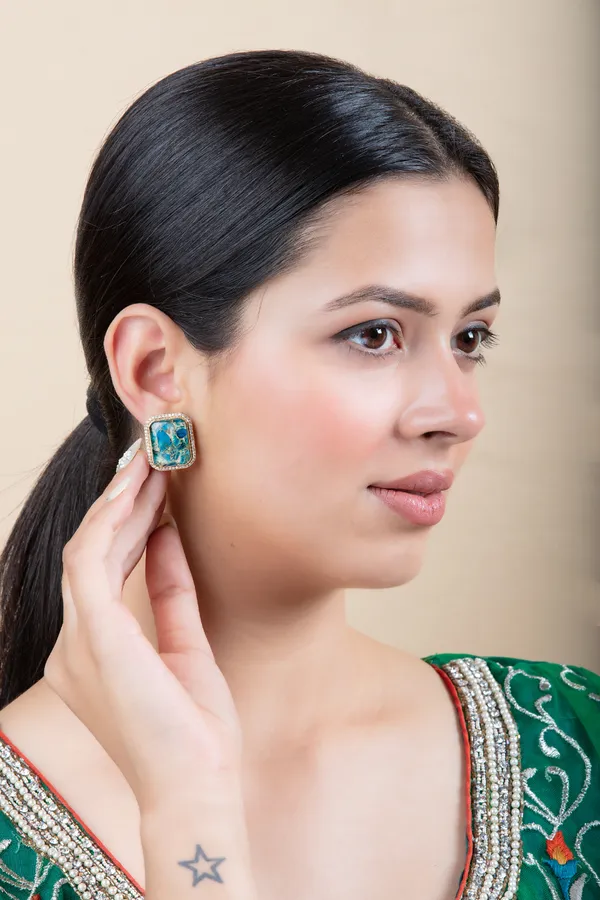 Green_Metal_Elegant_&_Premium_Earring_For_Women_&_Girls