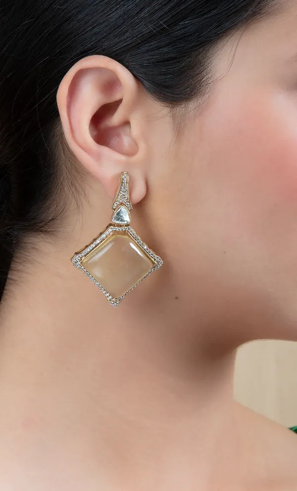 Pale_Yellow_Metal_Elegant_&_Premium_Earring_For_Women_&_Girls