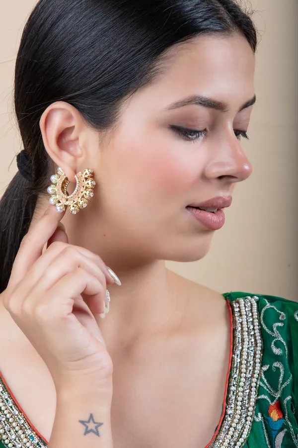 Pink_&_White_Metal_Elegant_&_Premium_Earring_For_Women_&_Girls