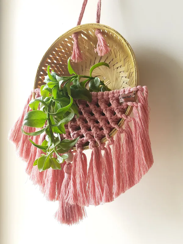 Handmade_Colorful_Macrame_Basket_for_Plants,_Garden_,_Home_Decor_(Baby_Pink)