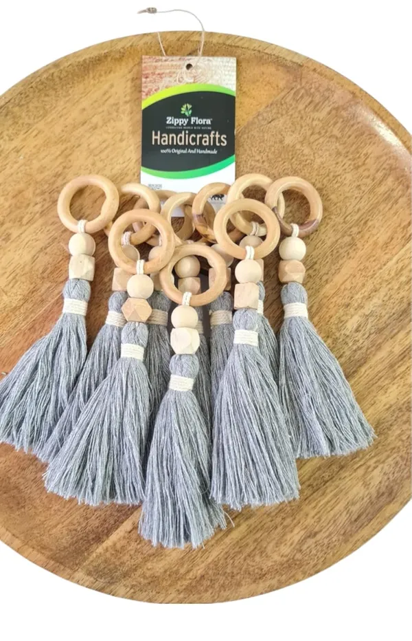 Panache_Handmade_Cotton_Tassels_for_DIY_&_Craft_Projects,_Pack_of_10_(Grey)