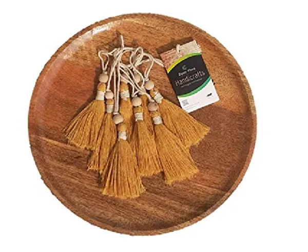 Mustard_Long_Cotton_Handmade_Tassels_With_Wooden_Beads_,_Pack_Of_10