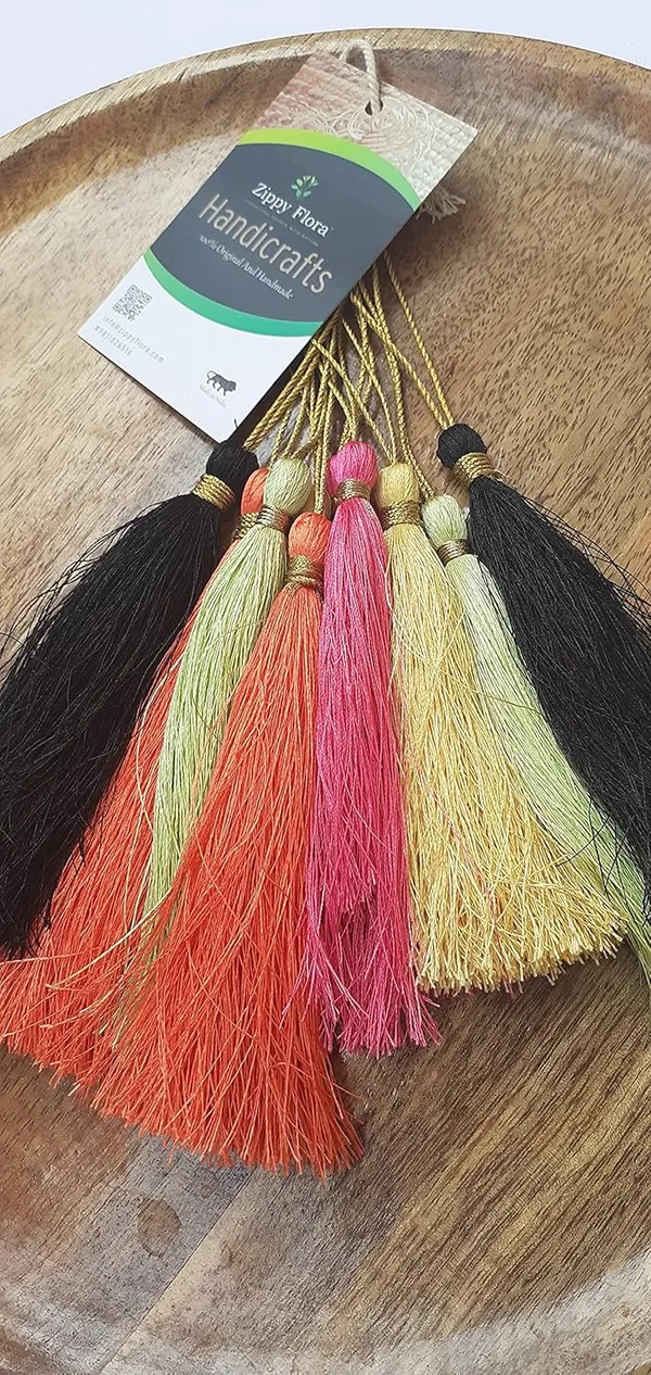 _Handmade_Long_Silk_Tassels_for_DIY_Wall_Crafts_and_Projects_,_Pack_of_10