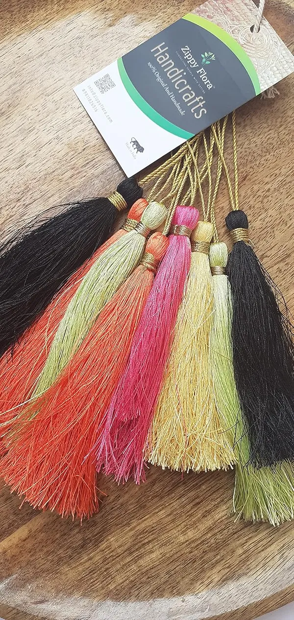 _Handmade_Long_Silk_Tassels_for_DIY_Wall_Crafts_and_Projects_,_Pack_of_10