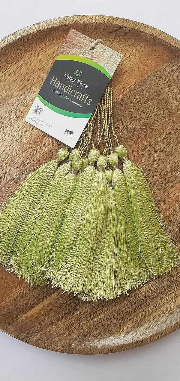 Seagreen__Handmade_Long_Silk_Tassels_for_DIY_Wall_Crafts_and_Projects_,_Pack_of_10